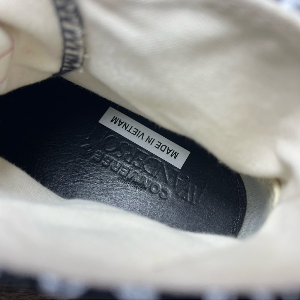 Converse Chuck 70 Hi Top J.W. Anderson Grid Black Shoes - M 4.5 - W 6.5‎ - Picture 6 of 9